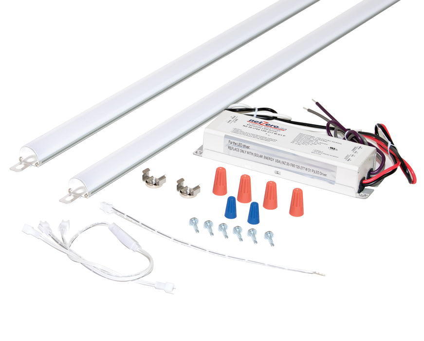 LED Lensed Retrofit Strip Kit - 2ft 20W 0022 KS Strip Kit Series Lensed Retrofit – 2ft 20W High-Efficiency Troffer Retrofit