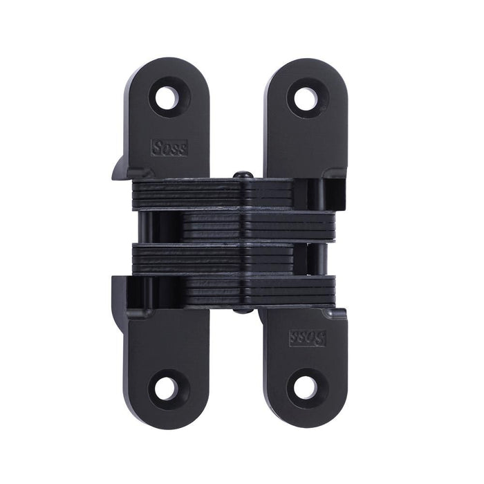 Medium Duty Invisible Hinge for 1-3/8" Doors Black Finish