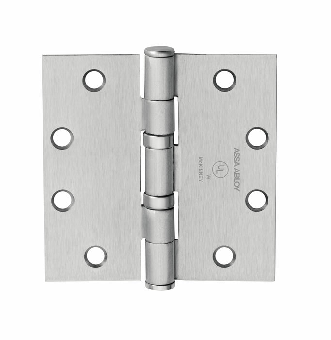 Square Corner Standard Weight 5 Knuckle Ball Bearing Satin Chrome Finish