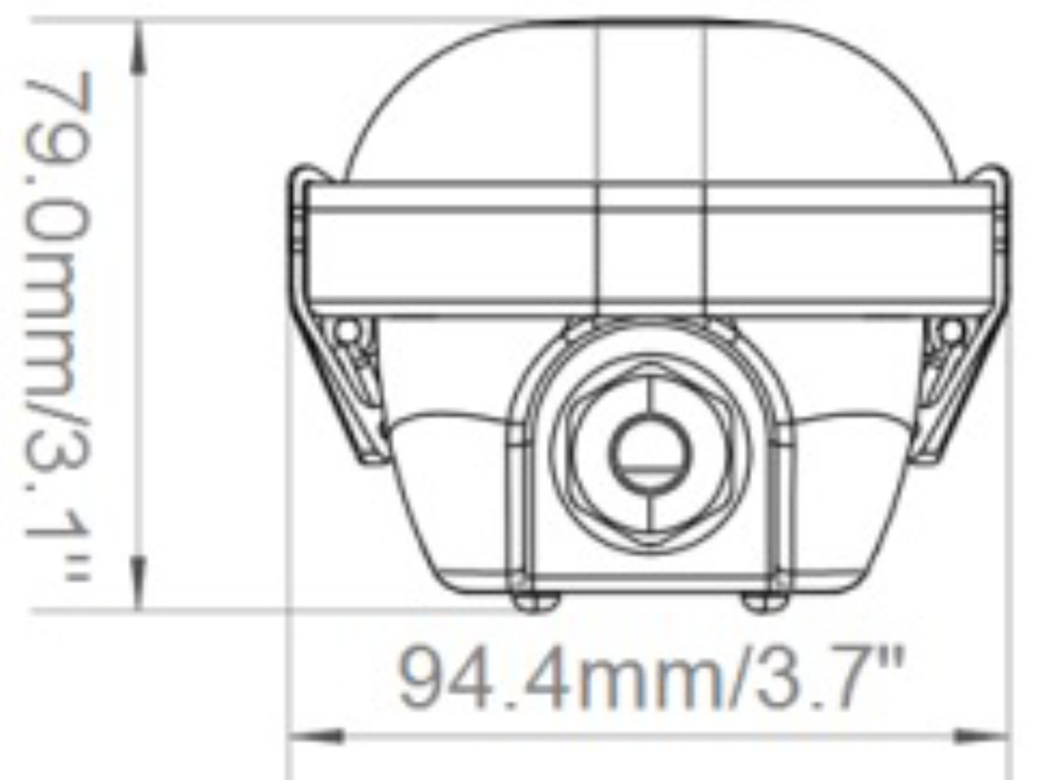 LED Vapor Tight 4’ - Dual 3-Way Switchable 2104 LX Linear Light Series – 4’ Dual 3-Way Switchable Power & CCT for Industrial Applications