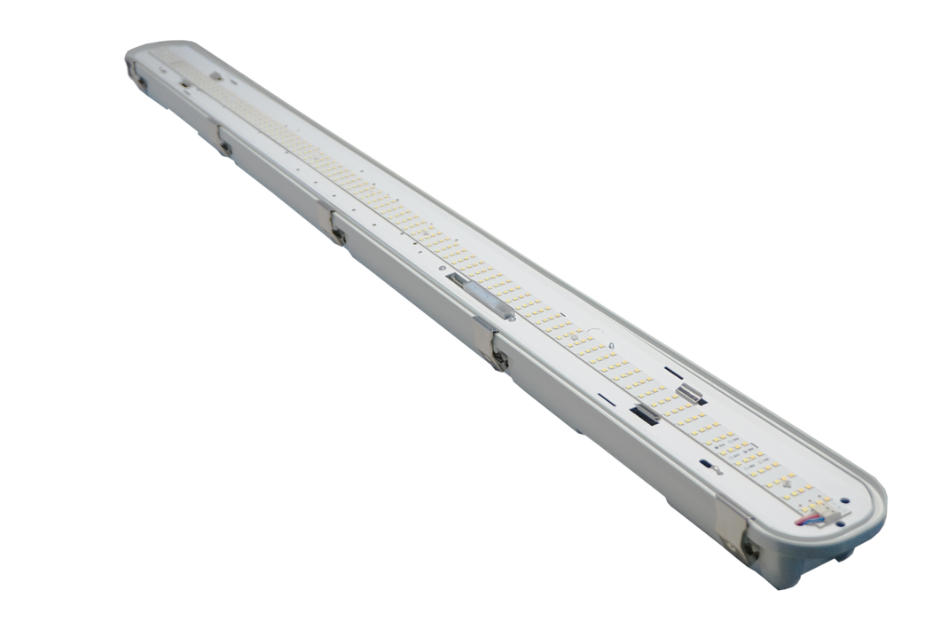 LED Vapor Tight 4’ - Dual 3-Way Switchable 2104 LX Linear Light Series – 4’ Dual 3-Way Switchable Power & CCT for Industrial Applications