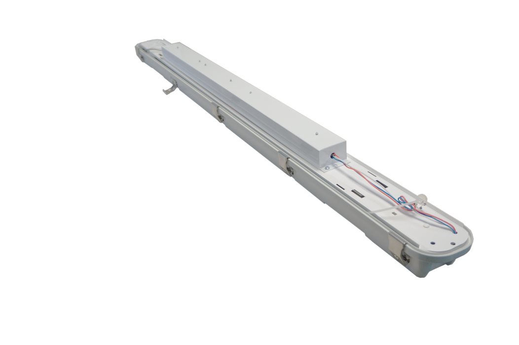 LED Vapor Tight 4’ - Dual 3-Way Switchable 2104 LX Linear Light Series – 4’ Dual 3-Way Switchable Power & CCT for Industrial Applications