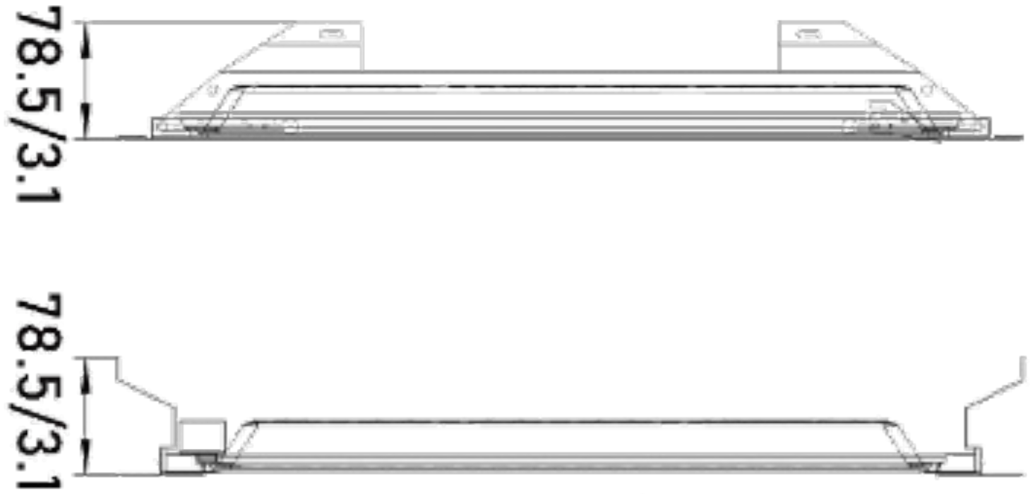 LED Flat Panel Retrofit 1’ X 4’ - Dual 3-Way Switchable 8014R FX LED Flat Panel Retrofit – 1x4 Dual 3-W Switchable Power & CCT for Troffer Applications