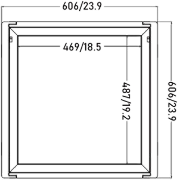 LED Flat Panel Retrofit 2’ X 2’ - Dual 3-Way Switchable 8022R FX LED Flat Panel Retrofit – 2x2 Dual 3-Way Switchable Power & CCT for Versatile Troffer Lighting