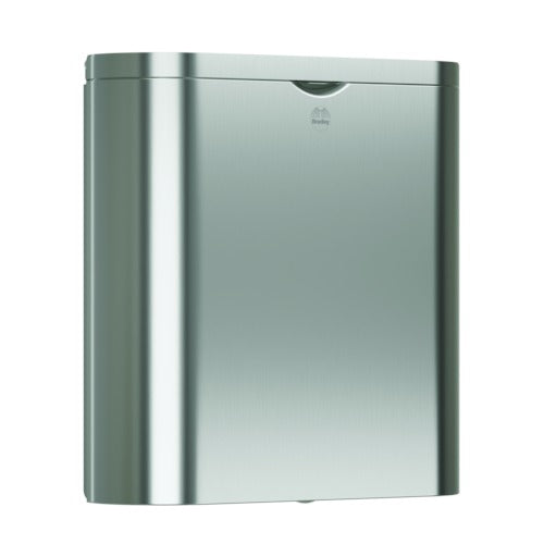 Napkin Disposal- Stainless, Surface Mtd Brushed Stainless