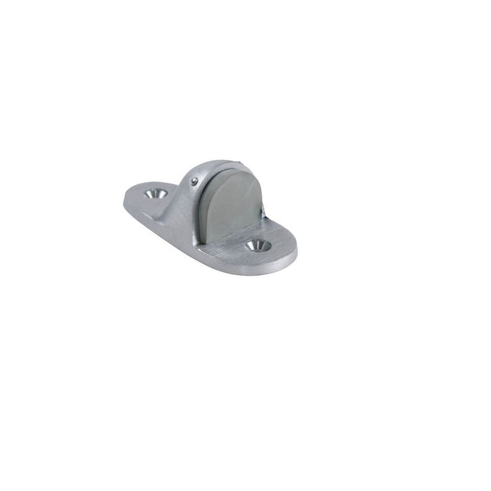 Trimco 1215CKU626 Universal Floor Stop with Low Lip and High Rubber with Combo Pack Satin Chrome Finish