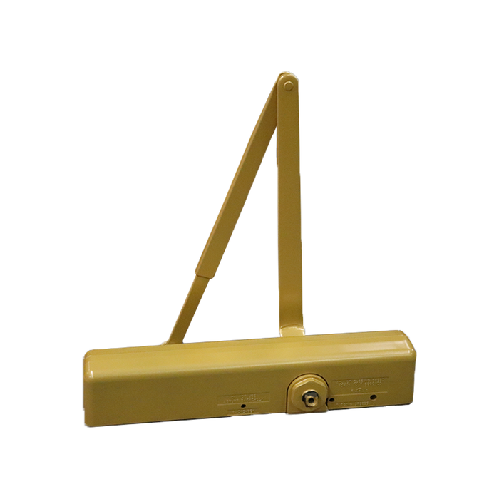 LCN 1461RWPABRASS Parallel Arm Adjustable 1-6 Surface Mounted Regular Door Closer with TBSRT Thru Bolts 696 Brass Finish