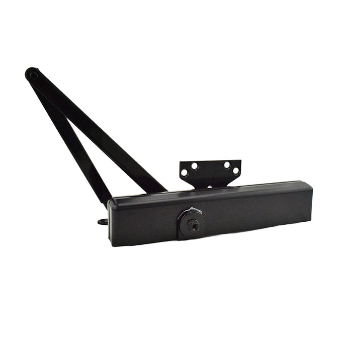 LCN 1461RWPAGLBLK Parallel Arm Adjustable 1-6 Surface Mounted Regular Door Closer with TBSRT Thru Bolts 693 Black Finish