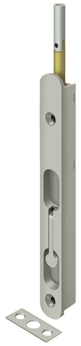 Deltana 18EFBZ15 18" Extension Flush Bolt; Solid Brass; Satin Nickel Finish