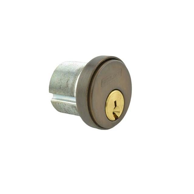 Schlage Commercial 20001C613114 1-1/4" Conventional Mortise Cylinder C Keyway with Compression Ring and Spring with Straight Cam Oil Rubbed Bronze Finish