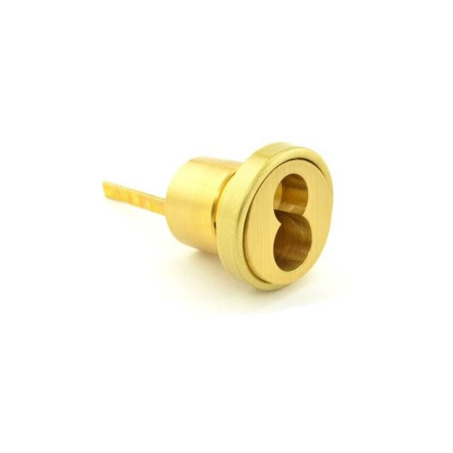 Schlage Commercial 20079606 Full Size Interchangeable Rim Housing Less Core with Convertible Tailpiece Satin Brass Finish