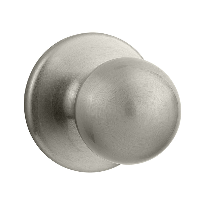 Kwikset 200P-15RV1 Polo Knob Passage Door Lock with New Chassis with RCAL Latch and RCS Strike Satin Nickel Finish