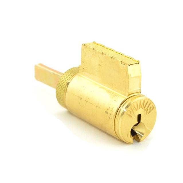 Schlage Commercial 20765C606 ND Series Primus Cylinder C Keyway Less Key Blank Satin Brass Finish TND # P01805