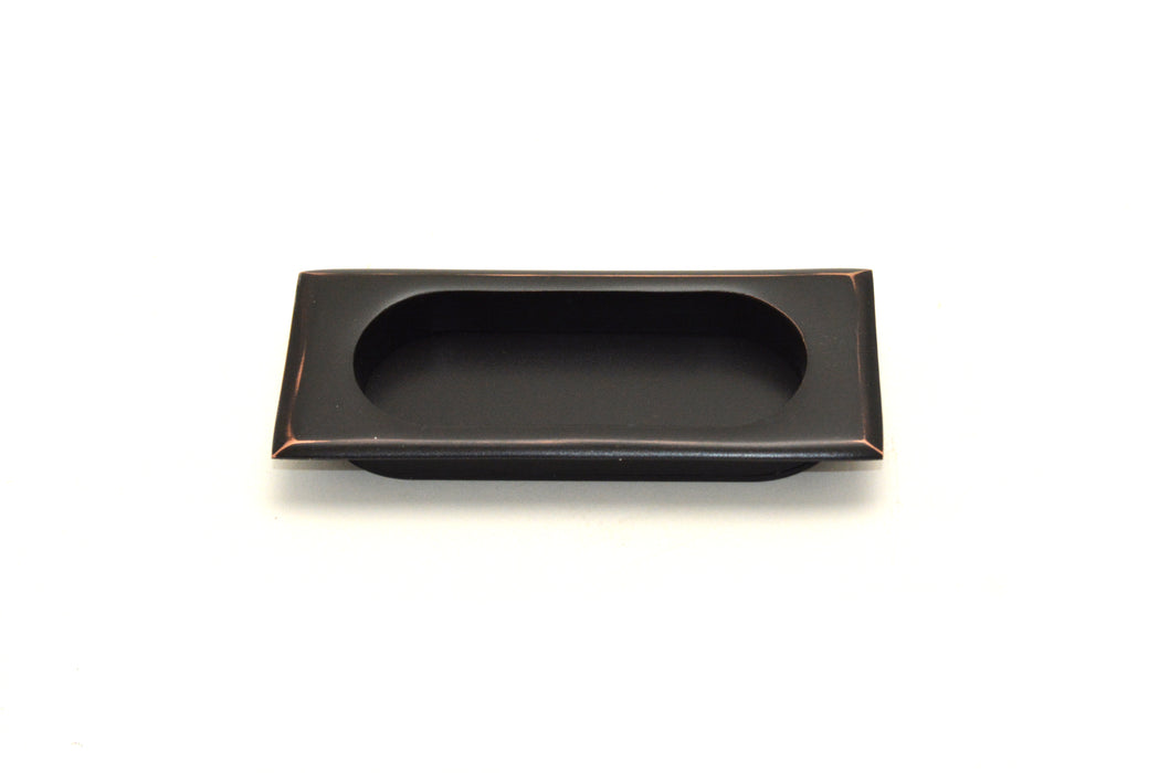 Emtek 2201US10B Rectangular Flush Pull Oil Rubbed Bronze Finish