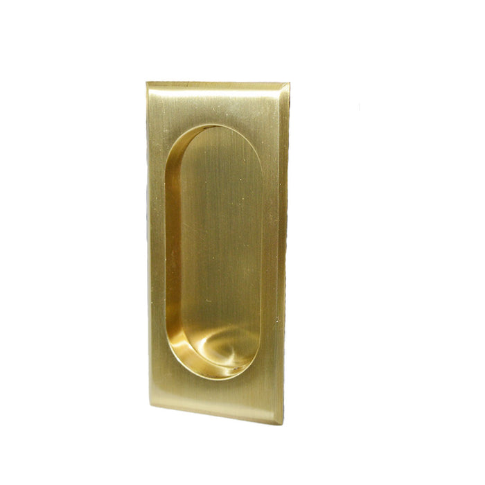 Emtek 2201US7 Rectangular Flush Pull French Antique Brass Finish