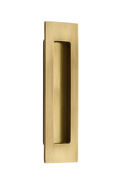 Emtek 220306US7 6" Modern Rectangular Flush Pull French Antique Brass Finish