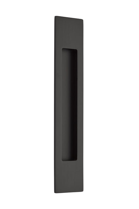 Emtek 220310US19 10" Modern Rectangular Flush Pull Flat Black Finish