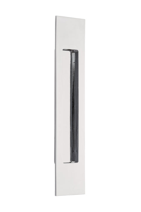 Emtek 220310US26 10" Modern Rectangular Flush Pull Polished Chrome Finish