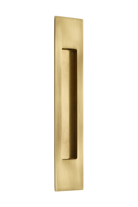 Emtek 220310US7 10" Modern Rectangular Flush Pull French Antique Brass Finish