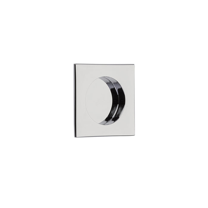 Emtek 2213US26 Square Flush Pull Polished Chrome Finish