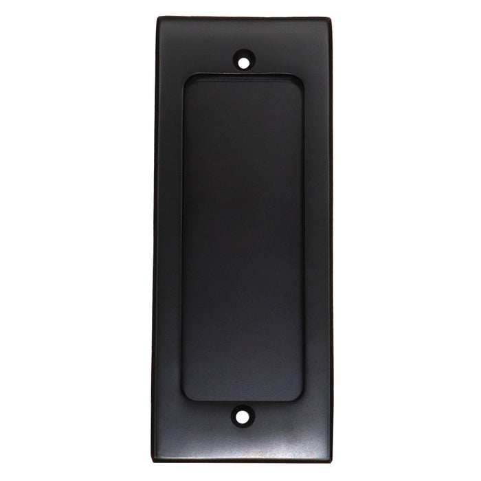 Emtek 2215US10B Modern Rectangular Flush Pull Oil Rubbed Bronze Finish