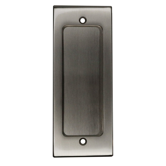 Emtek 2215US15 Modern Rectangular Flush Pull Satin Nickel Finish