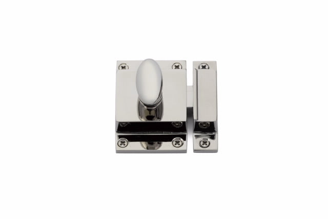 Emtek 2270US14 2-1/4" x 2" Cabinet Latch Polished Nickel Finish