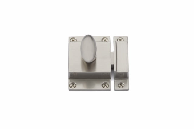 Emtek 2270US15 2-1/4" x 2" Cabinet Latch Satin Nickel Finish