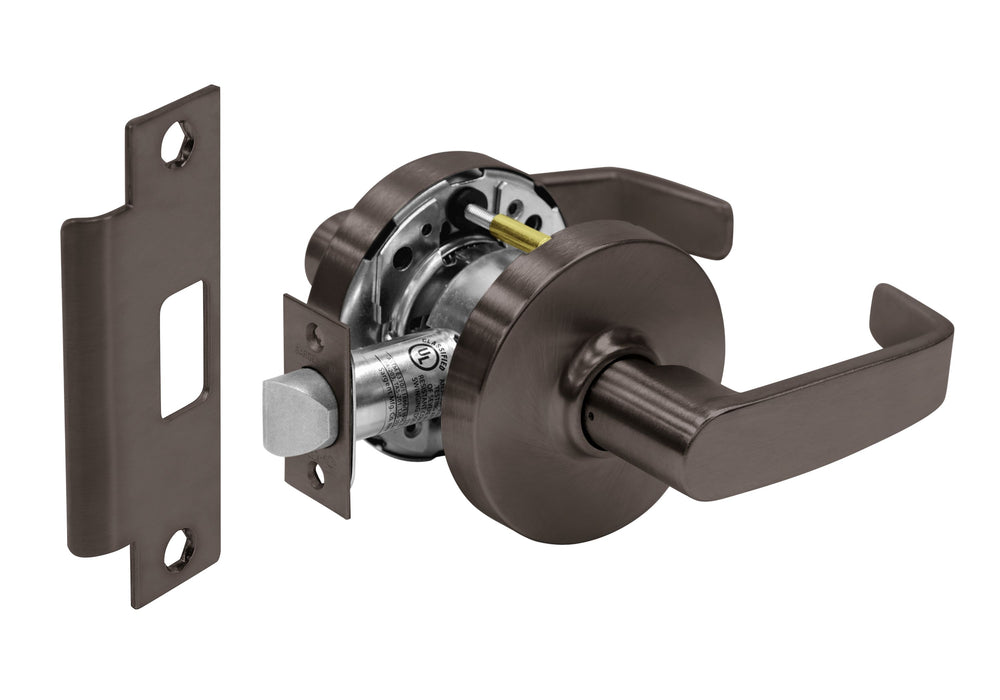 Sargent 2810U15LL10B Passage Lever Lock Grade 1 with L Lever and L Rose with ASA Strike Oil Rubbed Bronze Finish