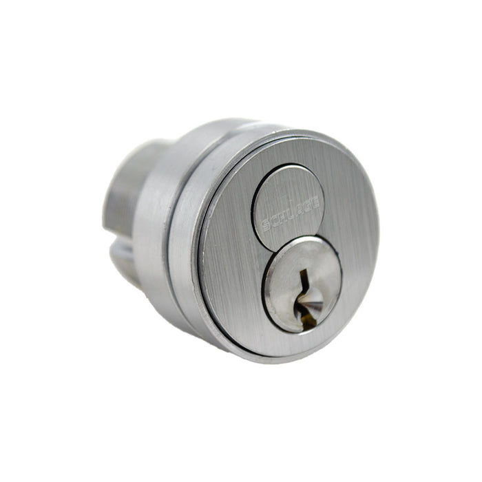 Schlage Commercial 30138C626 Full Size Interchangeable Mortise Cylinder C Keyway with Compression Ring; Spring; 3/8" Blocking Ring; and L9060 Cam Satin Chrome Finish