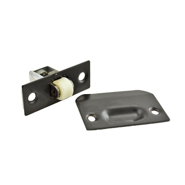 Ives Commercial 335B10B Solid Brass Adjustable Roller Catch with Full Lip Strike Oil Rubbed Bronze Finish