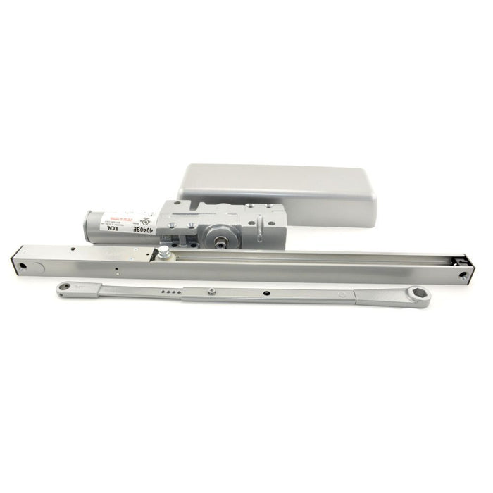 LCN 4040SESTDAL120V Sentronic Surface Mounted Adjustable 1-4 Door Closer 120 Volt AC / DC 689 Aluminum Finish