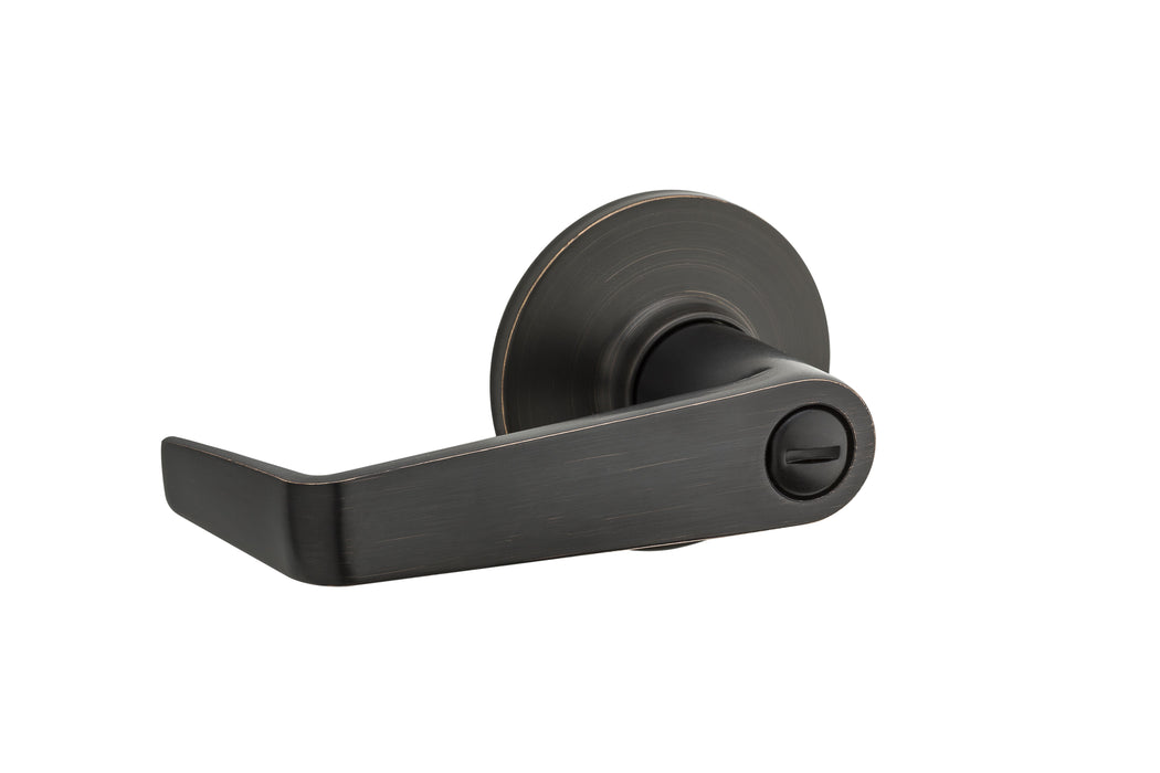 Kwikset 408CNL-11P Light Commercial Carson Lever Privacy Door Lock with RCAL Latch and RCS Strike Venetian Bronze Finish