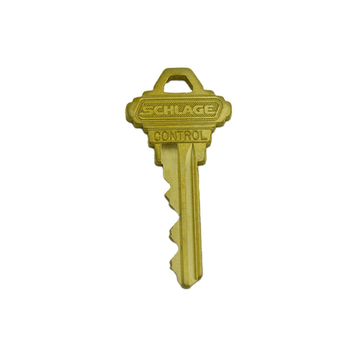 Schlage Commercial 48056ICA Cut Control Key for Temporary Core Existing Job # 439383