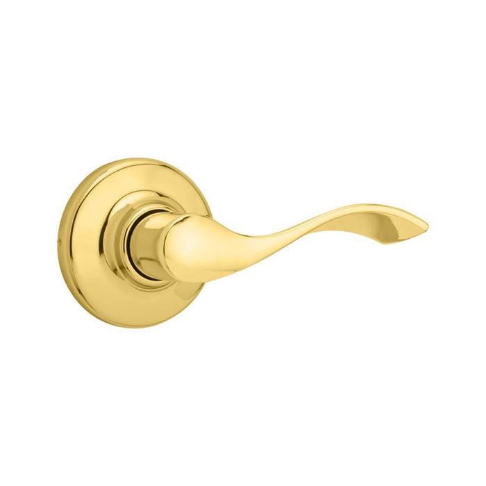 Kwikset 488BLLH-3V1 Left Hand Balboa Lever Half Dummy with New Chassis Bright Brass Finish