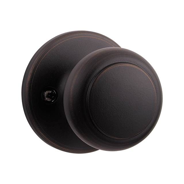 Kwikset 488CV-11PV1 Cove Knob Half Dummy with New Chassis Venetian Bronze Finish