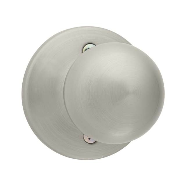 Kwikset 488P-15V1 Polo Knob Half Dummy with New Chassis Satin Nickel Finish