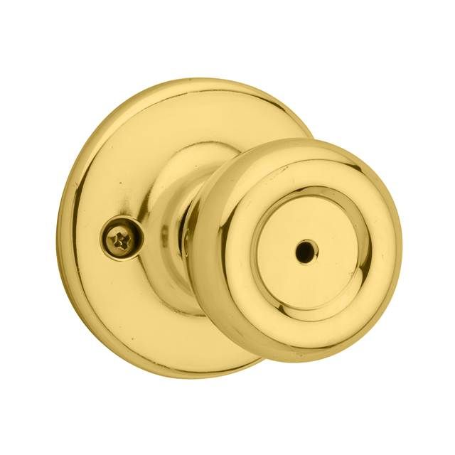 Kwikset 488T-3V1 Tylo Knob Half Dummy with New Chassis Bright Brass Finish