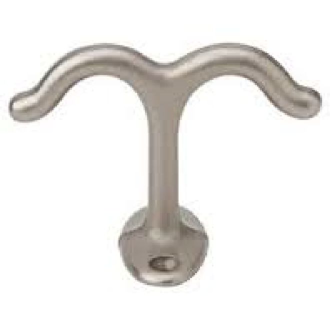 Ives Commercial 580A15 Aluminum Ceiling Hook Satin Nickel Finish