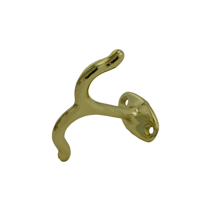 Ives Commercial 580A3 Aluminum Ceiling Hook Bright Brass Finish