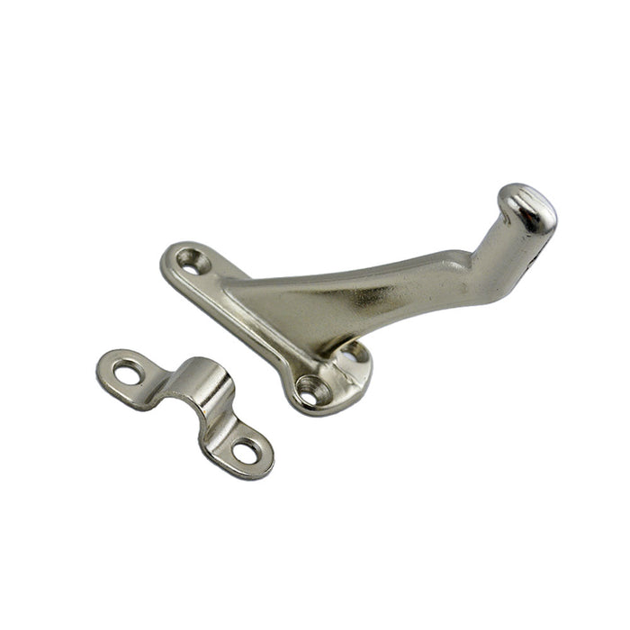 Ives Commercial 59A14 Aluminum Handrail Bracket Bright Nickel Finish