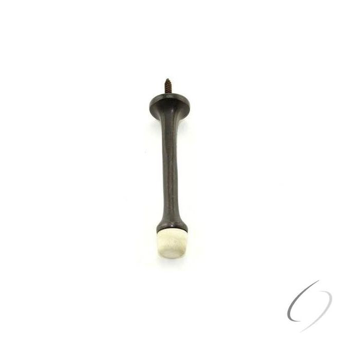 Ives Commercial 60B10B Solid Brass 3-3/4" Solid Door Stop Oil Rubbed Bronze Finish