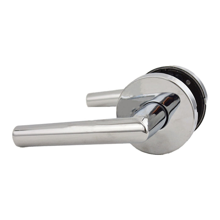 Kwikset 720MILRDT-26 Milan Lever with Round Rose Passage Door Lock with 6AL Latch and RCS Strike Bright Chrome Finish