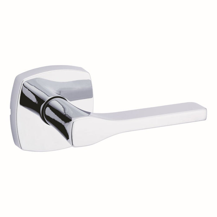 Kwikset 720TPLMDT-26 Tripoli Lever with Midtown Rose Passage Door Lock with 6AL Latch and RCS Strike Bright Chrome Finish