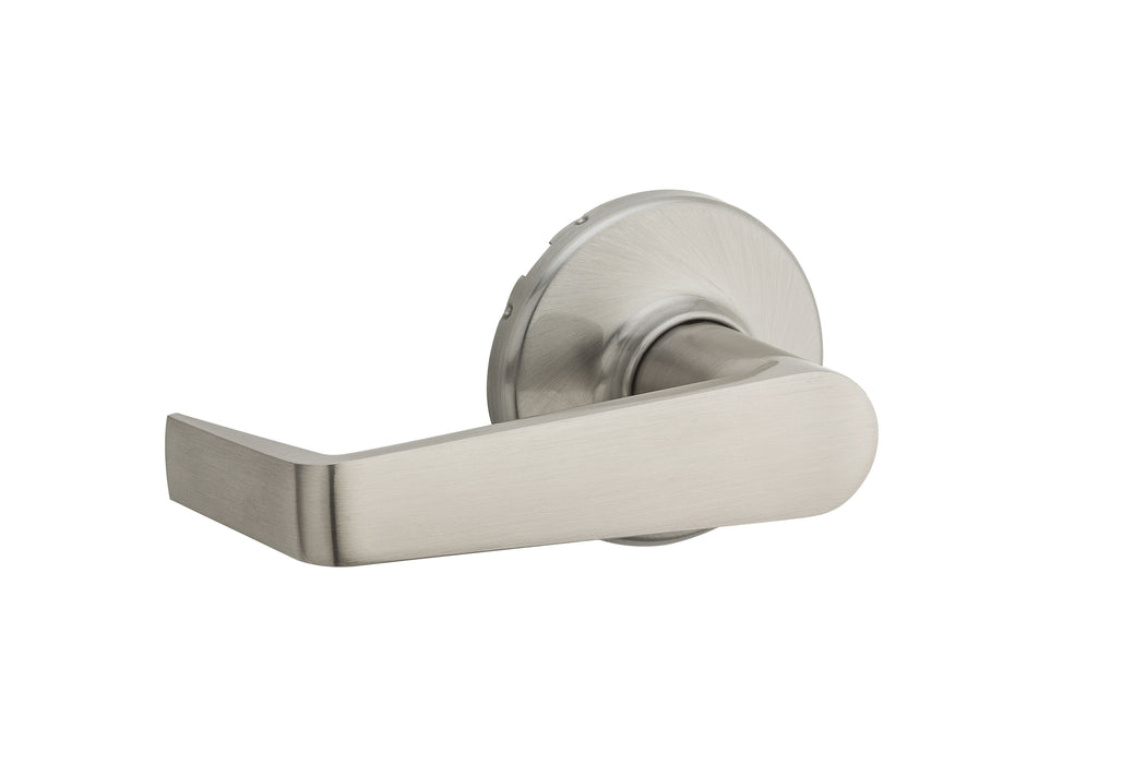 Kwikset 721KNL-15 Kingston Lever Light Commercial Passage Door Lock with RCAL Latch and RCS Strike Satin Nickel Finish