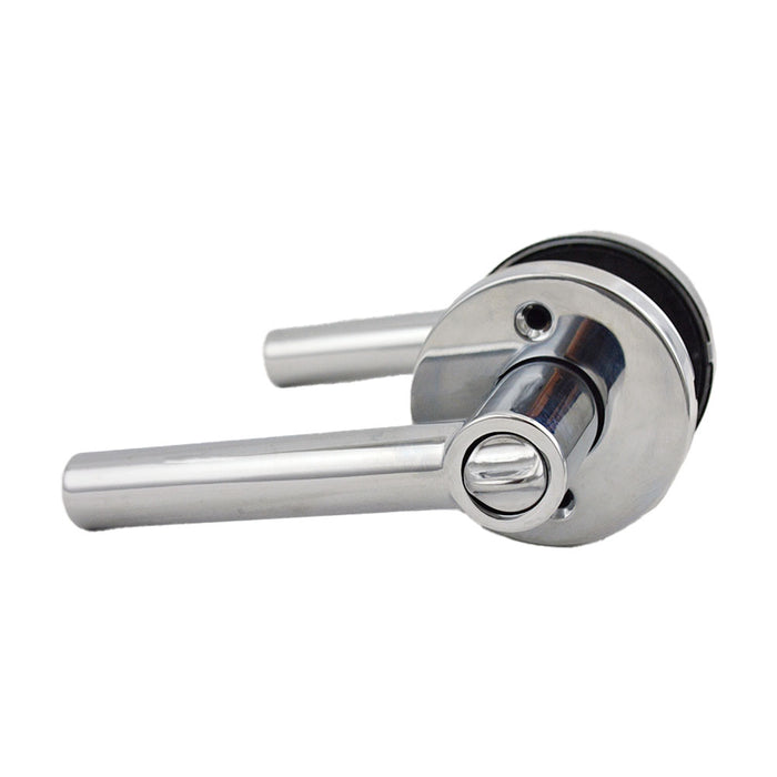 Kwikset 740MILRDT-26S Milan Lever with Round Rose Entry Door Lock SmartKey with 6AL Latch and RCS Strike Bright Chrome Finish