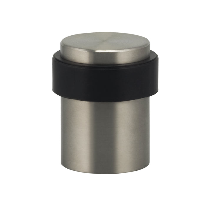 Omnia 7610/35.32D 1" x 1-3/8" Modern Floor Stop Satin Stainless Steel Finish