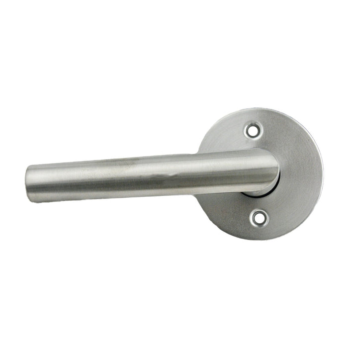 Kwikset 788MILRDT-26D Milan Lever with Round Rose Half Dummy Door Lock Satin Chrome Finish