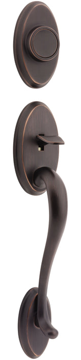 Kwikset 802SELIP-11P Shelburne Dummy Exterior Handleset Venetian Bronze Finish