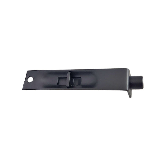 Emtek 8505US19 4" Square Corner Flush Bolt Flat Black Finish